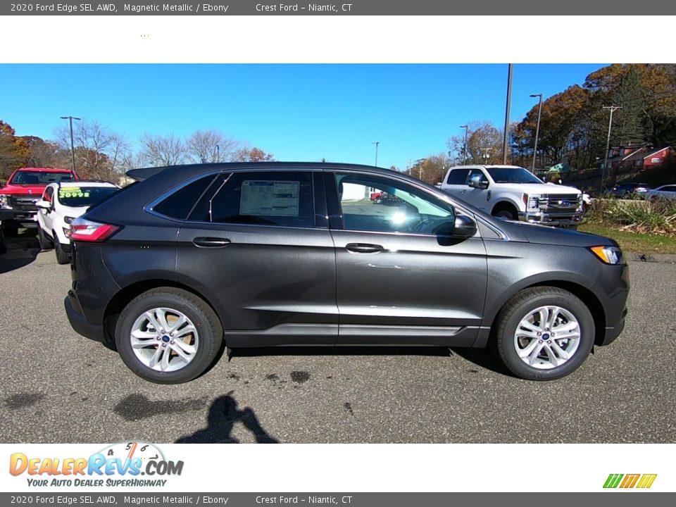 2020 Ford Edge SEL AWD Magnetic Metallic / Ebony Photo #8