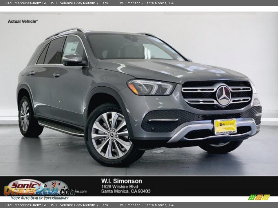 2020 Mercedes-Benz GLE 350 Selenite Grey Metallic / Black Photo #1