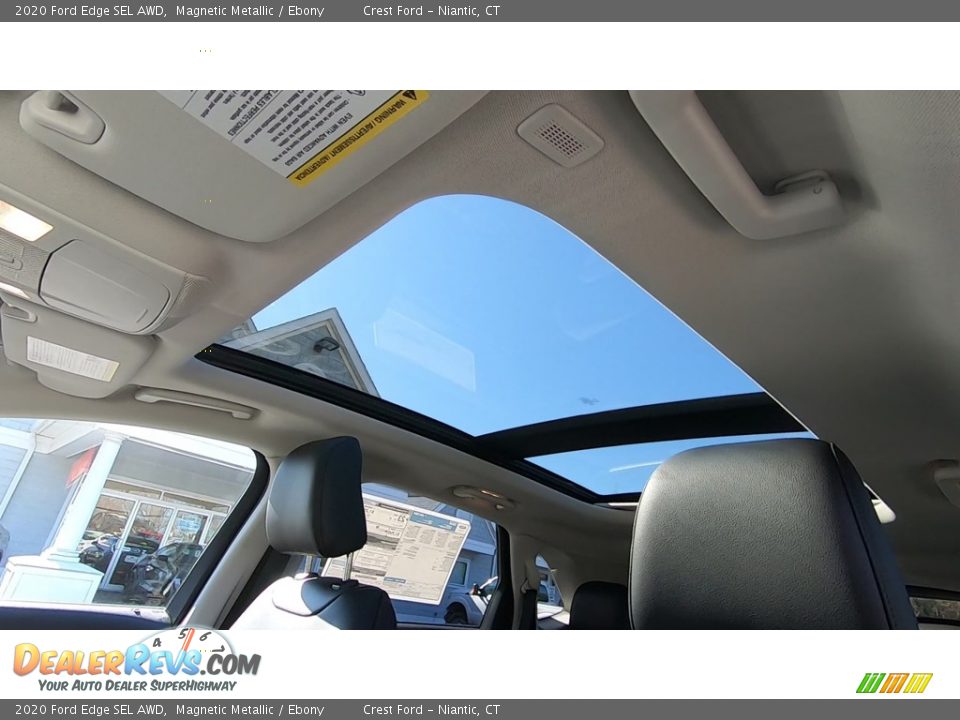 2020 Ford Edge SEL AWD Magnetic Metallic / Ebony Photo #18