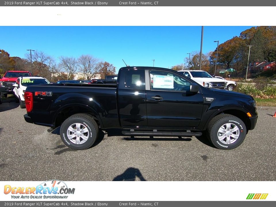 2019 Ford Ranger XLT SuperCab 4x4 Shadow Black / Ebony Photo #8