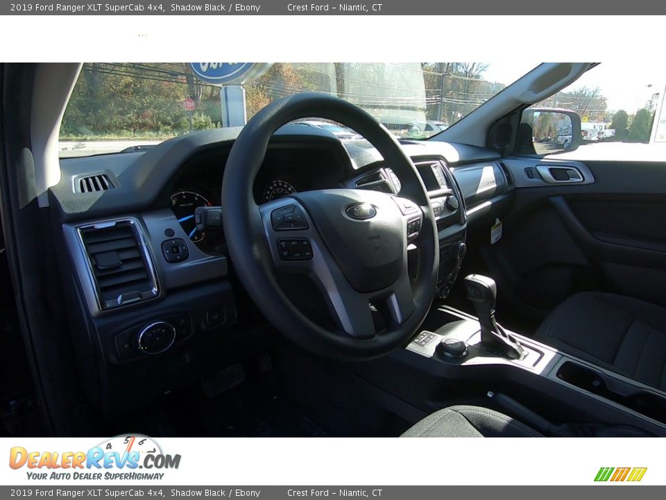 2019 Ford Ranger XLT SuperCab 4x4 Shadow Black / Ebony Photo #10