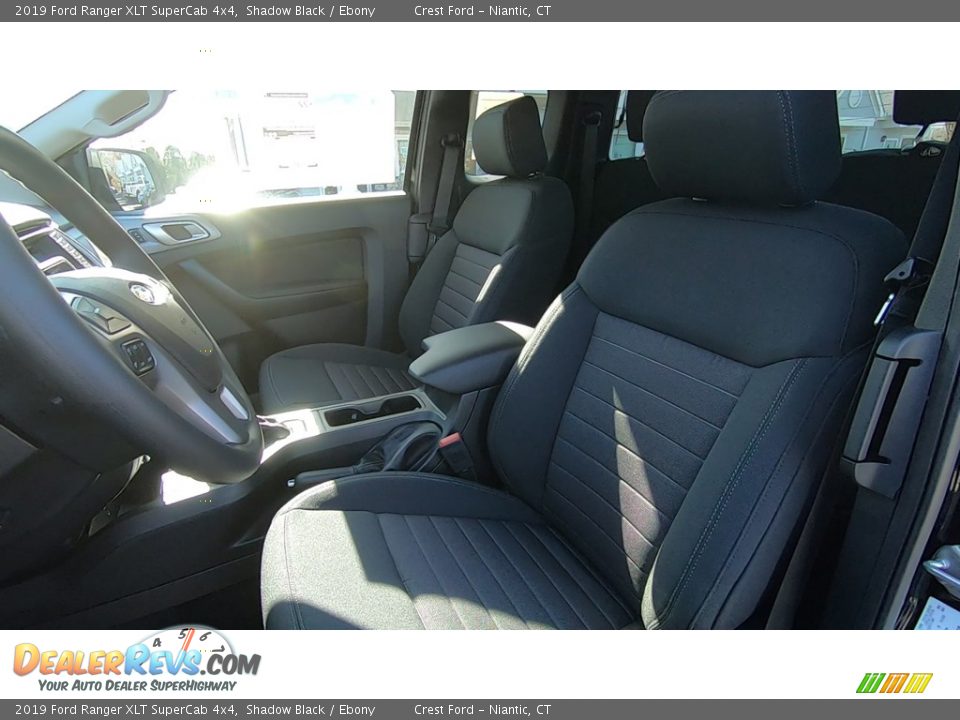2019 Ford Ranger XLT SuperCab 4x4 Shadow Black / Ebony Photo #11