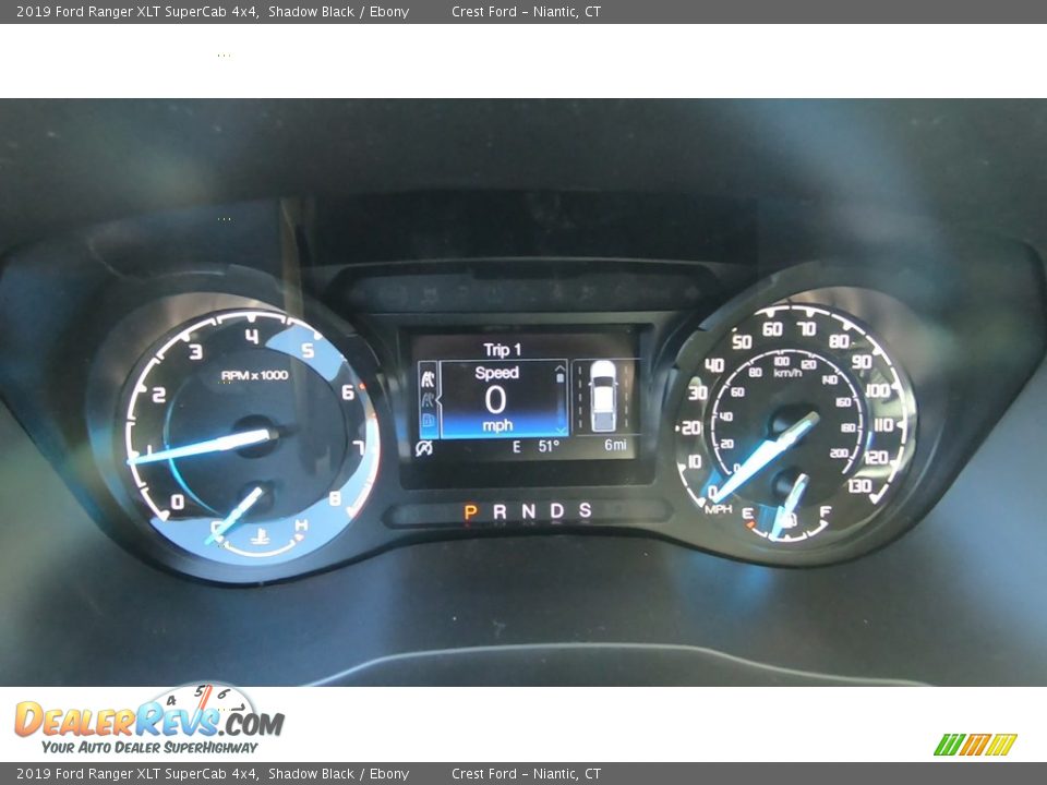 2019 Ford Ranger XLT SuperCab 4x4 Shadow Black / Ebony Photo #13