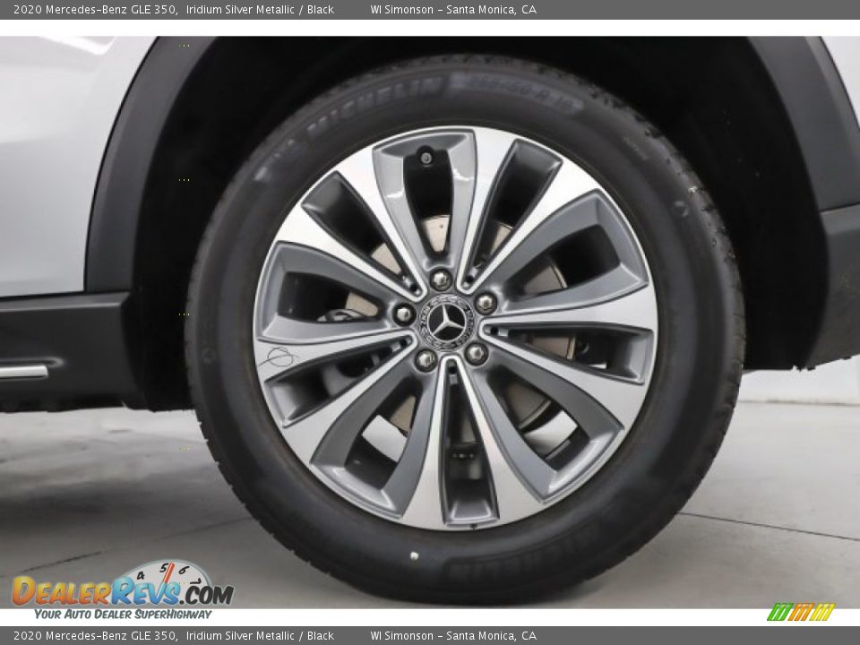 2020 Mercedes-Benz GLE 350 Iridium Silver Metallic / Black Photo #8