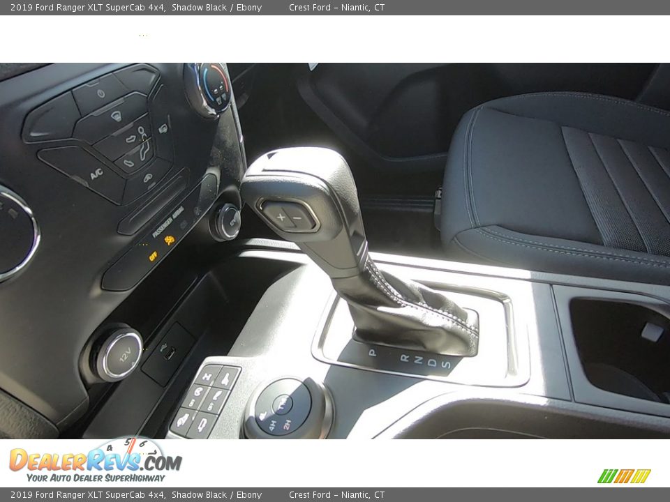 2019 Ford Ranger XLT SuperCab 4x4 Shadow Black / Ebony Photo #16