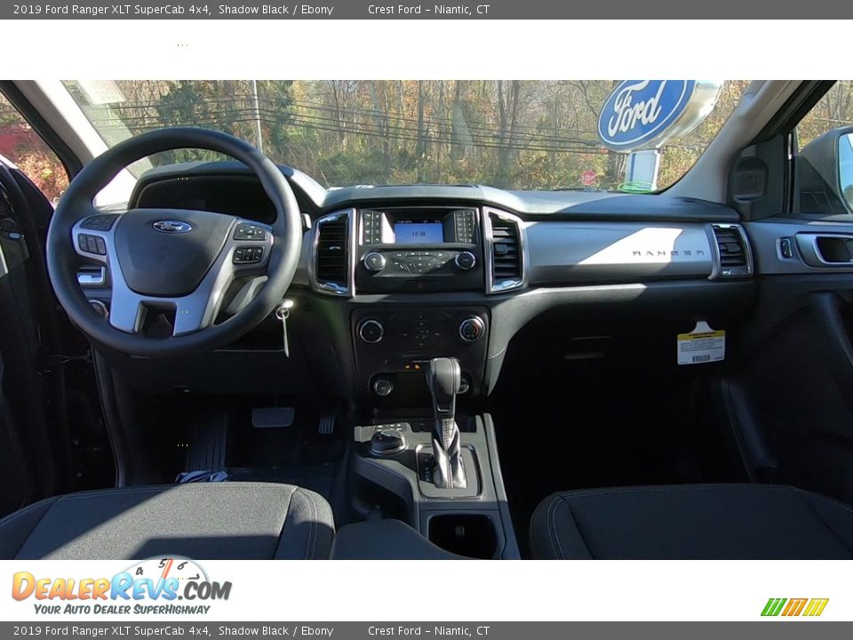 2019 Ford Ranger XLT SuperCab 4x4 Shadow Black / Ebony Photo #18
