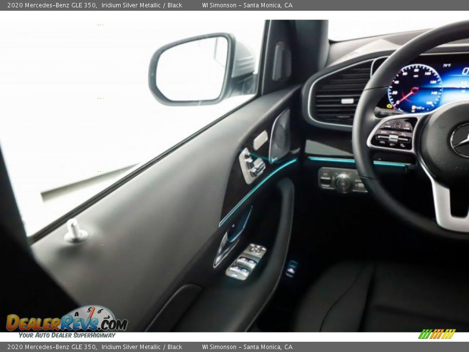 2020 Mercedes-Benz GLE 350 Iridium Silver Metallic / Black Photo #12