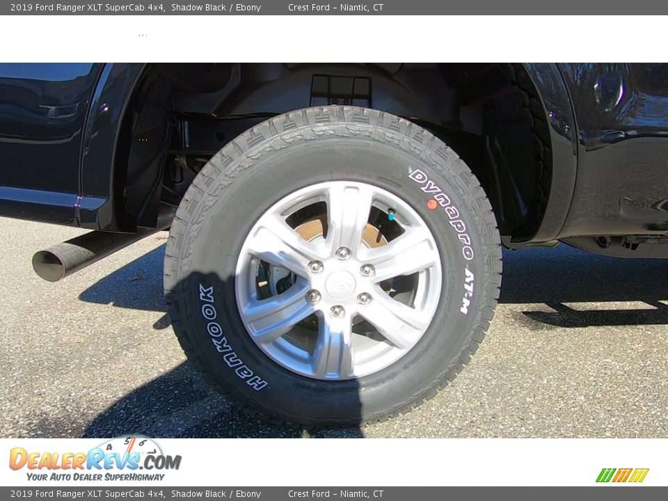 2019 Ford Ranger XLT SuperCab 4x4 Shadow Black / Ebony Photo #21