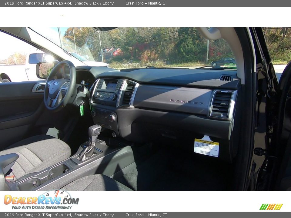 2019 Ford Ranger XLT SuperCab 4x4 Shadow Black / Ebony Photo #24