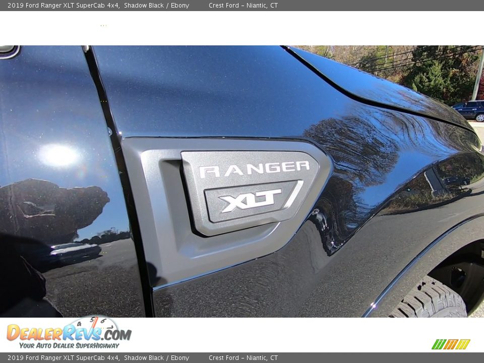 2019 Ford Ranger XLT SuperCab 4x4 Shadow Black / Ebony Photo #25