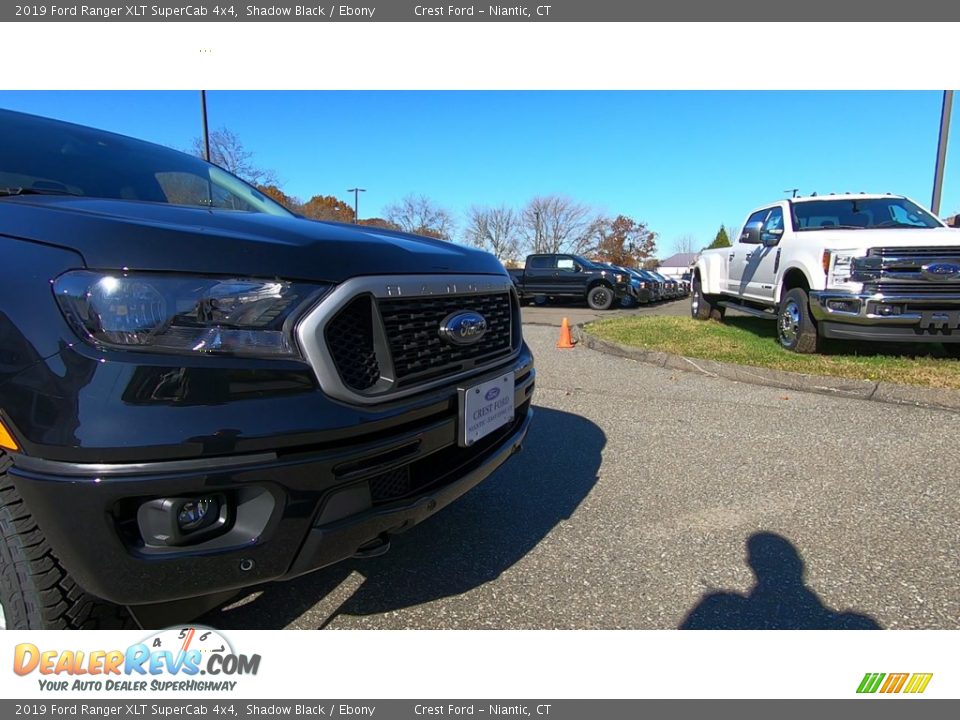 2019 Ford Ranger XLT SuperCab 4x4 Shadow Black / Ebony Photo #27
