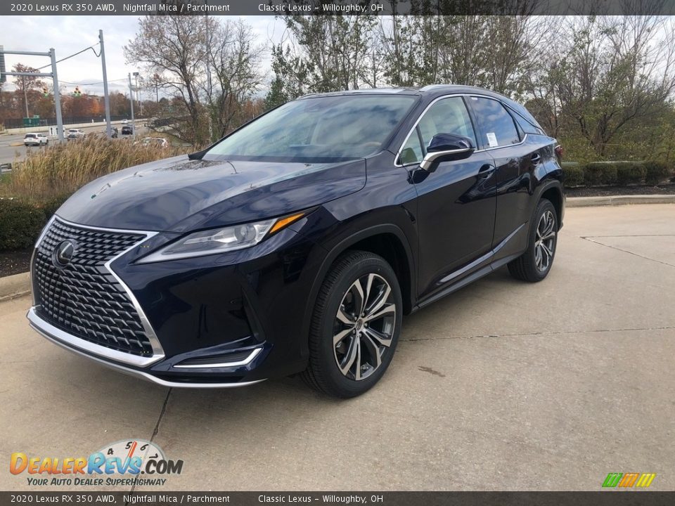 2020 Lexus RX 350 AWD Nightfall Mica / Parchment Photo #1