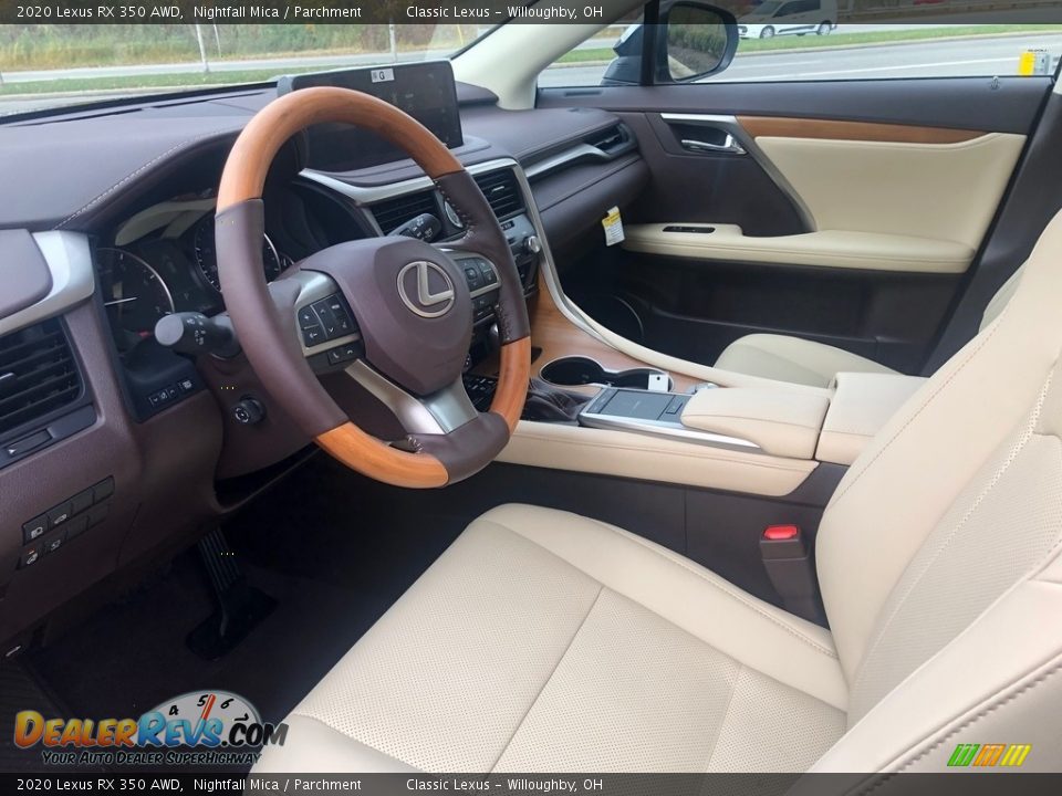 2020 Lexus RX 350 AWD Nightfall Mica / Parchment Photo #2