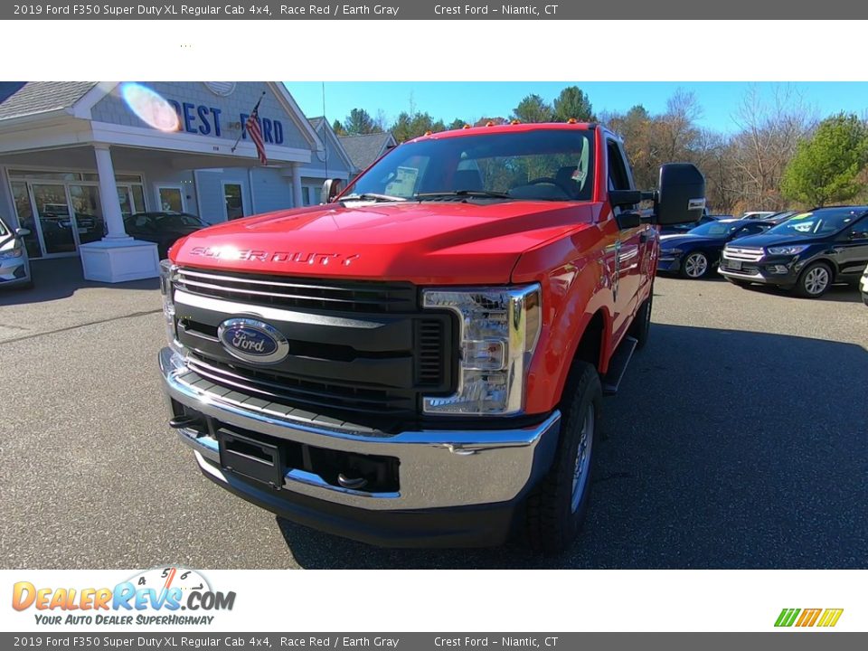 2019 Ford F350 Super Duty XL Regular Cab 4x4 Race Red / Earth Gray Photo #8