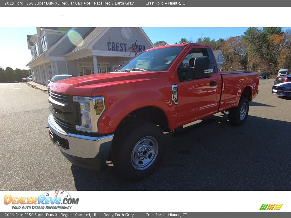 2019 Ford F350 Super Duty XL Regular Cab 4x4 Race Red / Earth Gray Photo #10