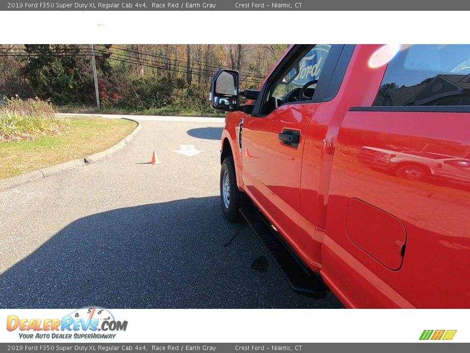 2019 Ford F350 Super Duty XL Regular Cab 4x4 Race Red / Earth Gray Photo #33