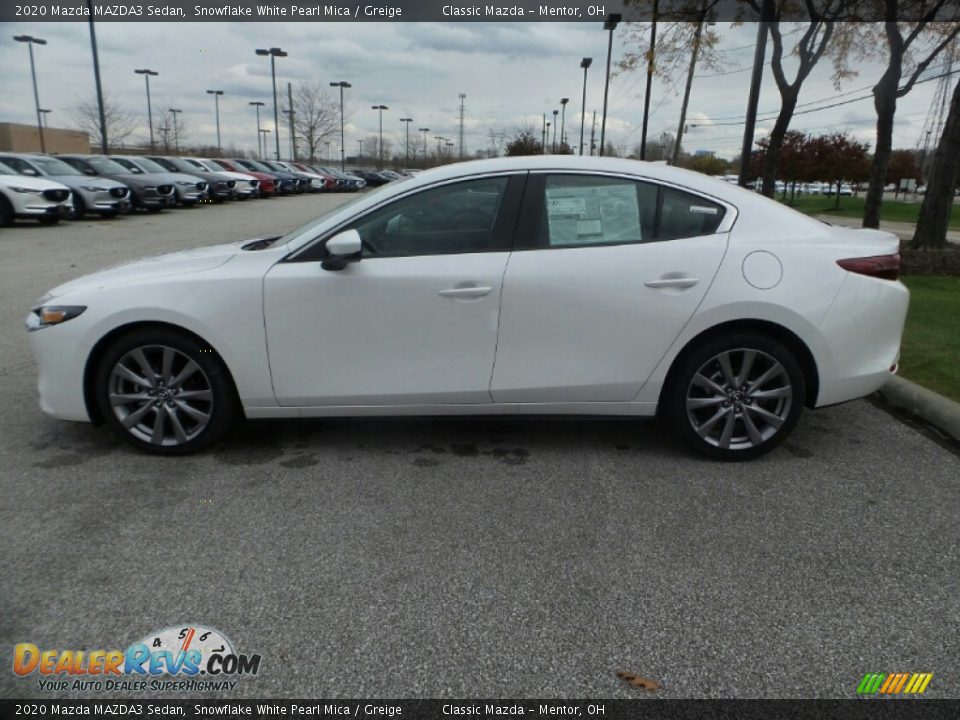 Snowflake White Pearl Mica 2020 Mazda MAZDA3 Sedan Photo #4