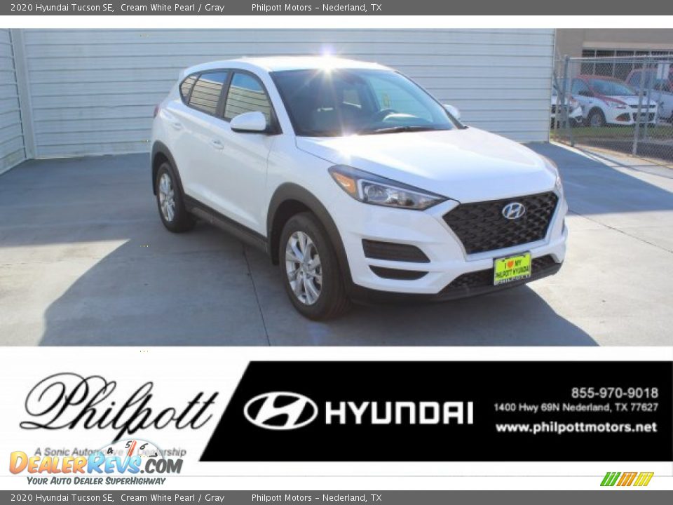 2020 Hyundai Tucson SE Cream White Pearl / Gray Photo #1