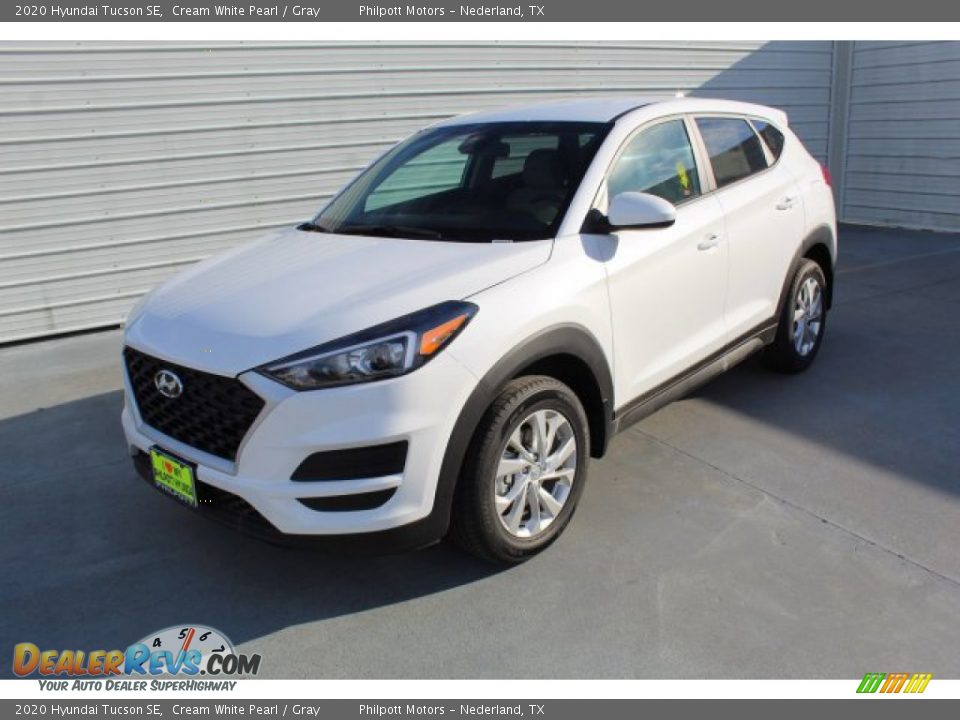2020 Hyundai Tucson SE Cream White Pearl / Gray Photo #4