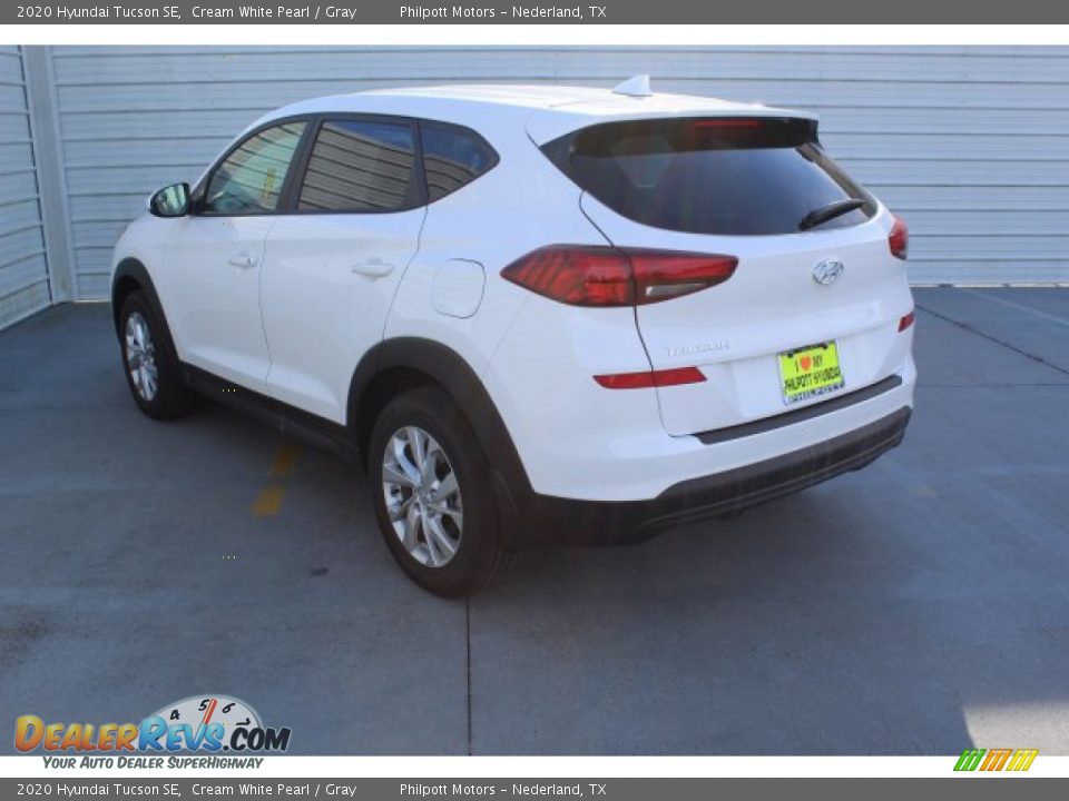 2020 Hyundai Tucson SE Cream White Pearl / Gray Photo #5