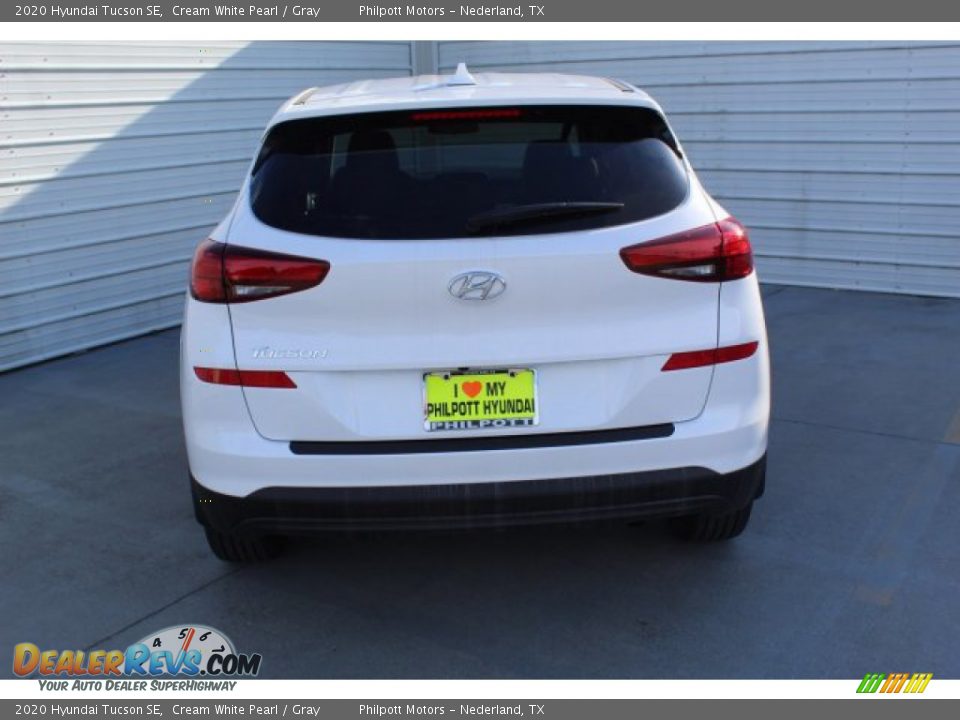 2020 Hyundai Tucson SE Cream White Pearl / Gray Photo #6