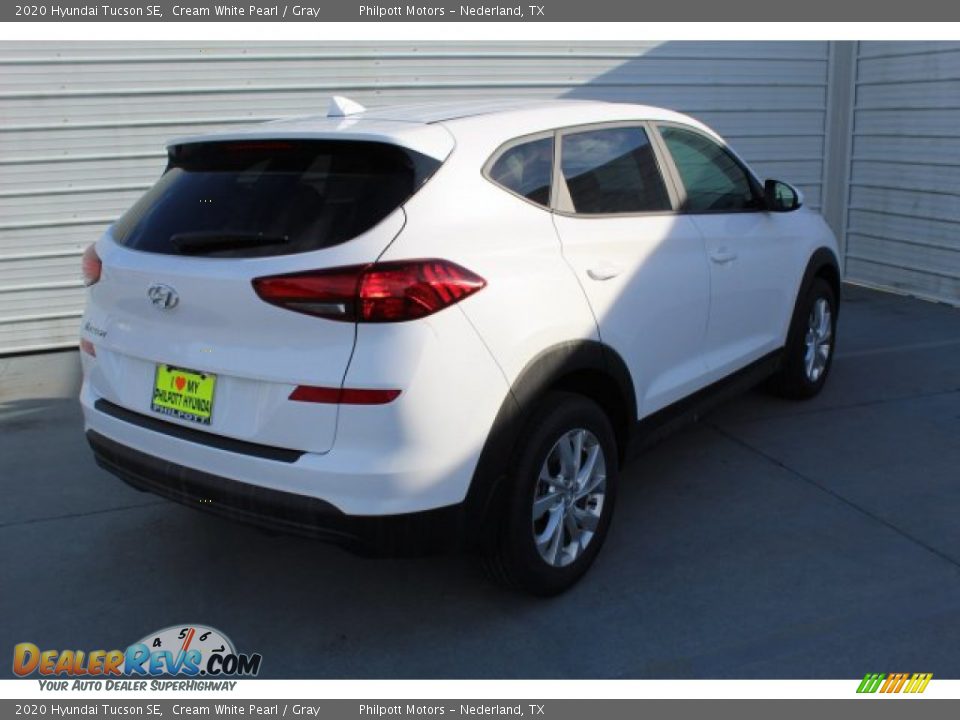 2020 Hyundai Tucson SE Cream White Pearl / Gray Photo #7