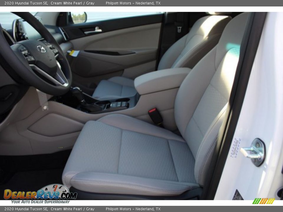 2020 Hyundai Tucson SE Cream White Pearl / Gray Photo #9
