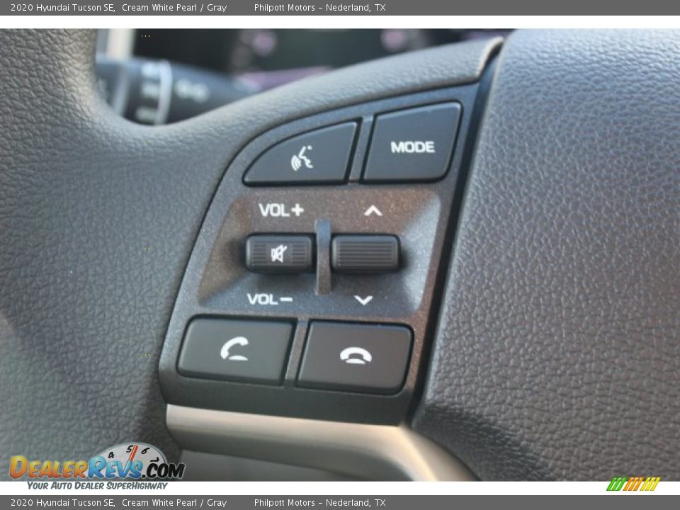 2020 Hyundai Tucson SE Cream White Pearl / Gray Photo #10
