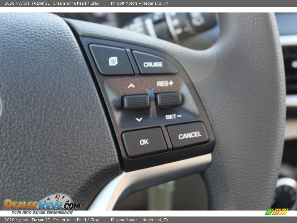 2020 Hyundai Tucson SE Cream White Pearl / Gray Photo #11