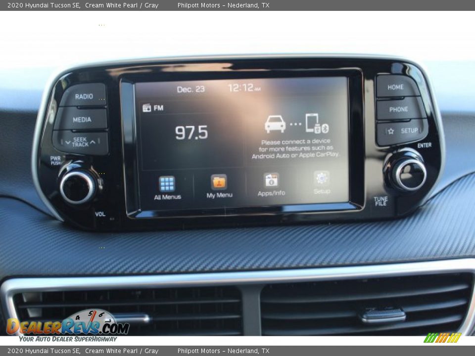 2020 Hyundai Tucson SE Cream White Pearl / Gray Photo #14