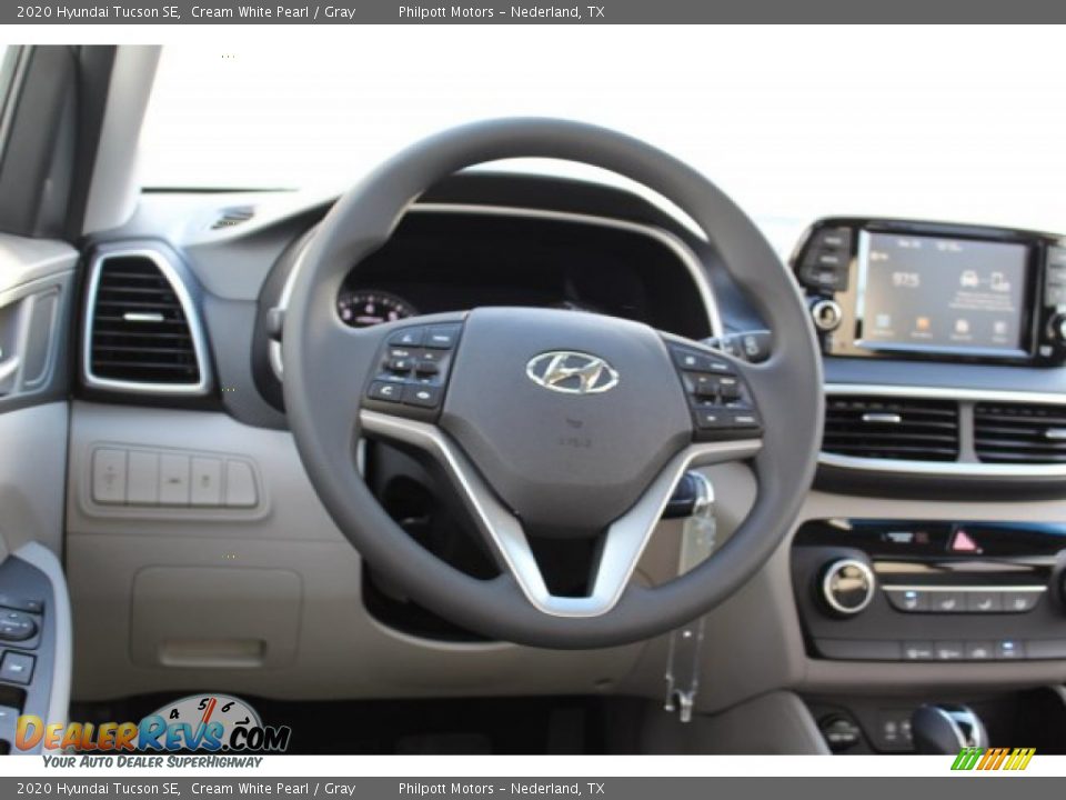 2020 Hyundai Tucson SE Cream White Pearl / Gray Photo #20