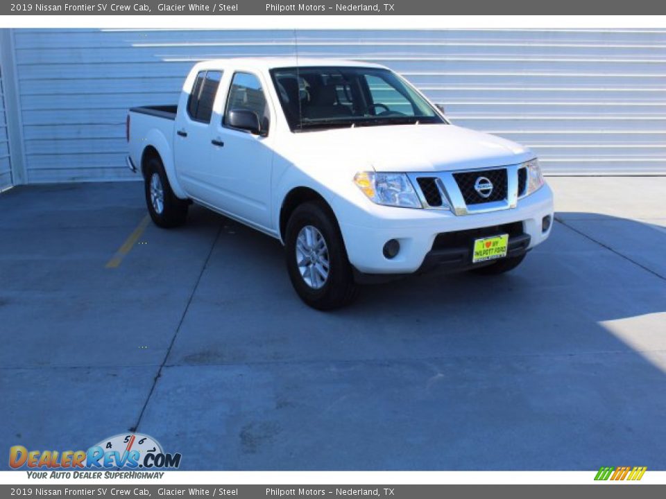 2019 Nissan Frontier SV Crew Cab Glacier White / Steel Photo #2