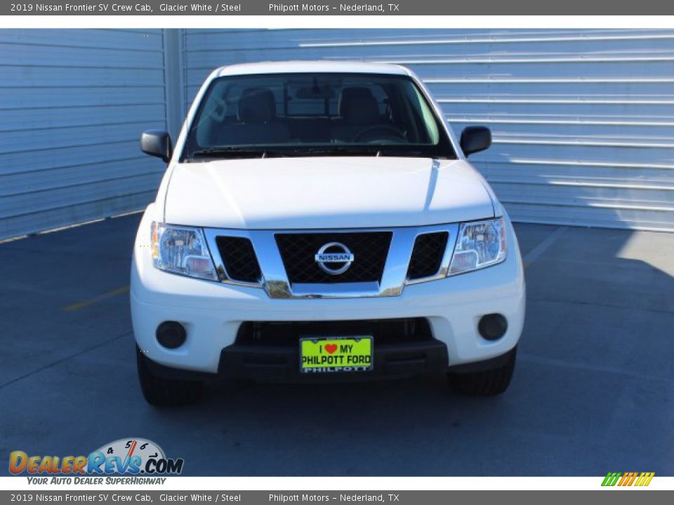 2019 Nissan Frontier SV Crew Cab Glacier White / Steel Photo #3