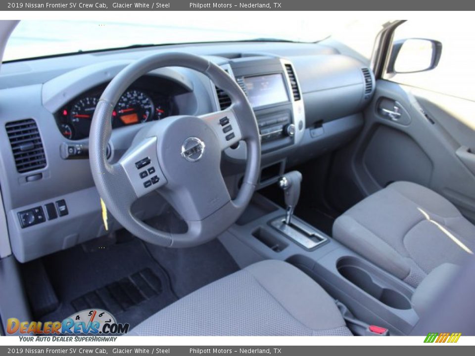 2019 Nissan Frontier SV Crew Cab Glacier White / Steel Photo #11