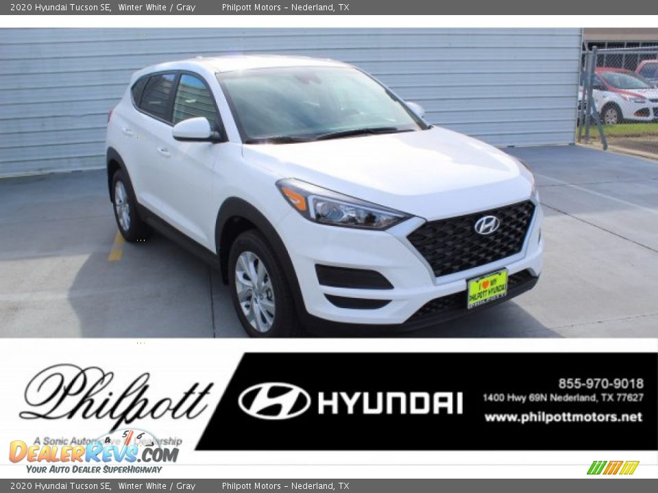 2020 Hyundai Tucson SE Winter White / Gray Photo #1