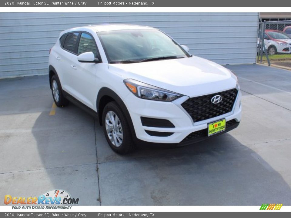 2020 Hyundai Tucson SE Winter White / Gray Photo #2