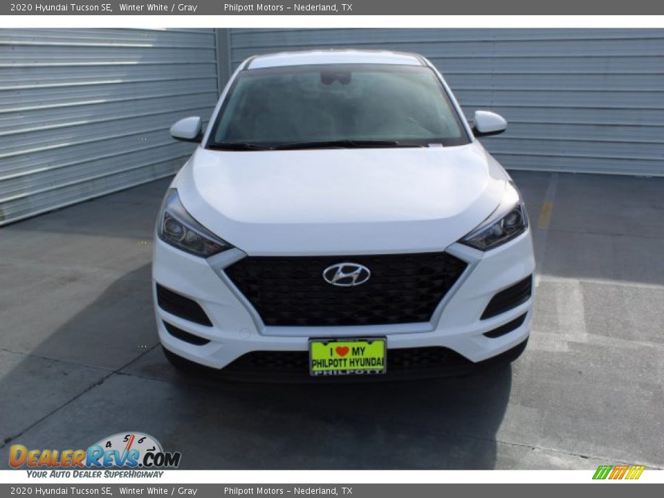 2020 Hyundai Tucson SE Winter White / Gray Photo #3