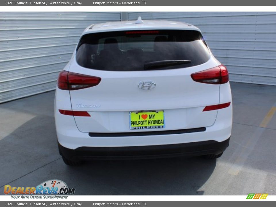 2020 Hyundai Tucson SE Winter White / Gray Photo #7