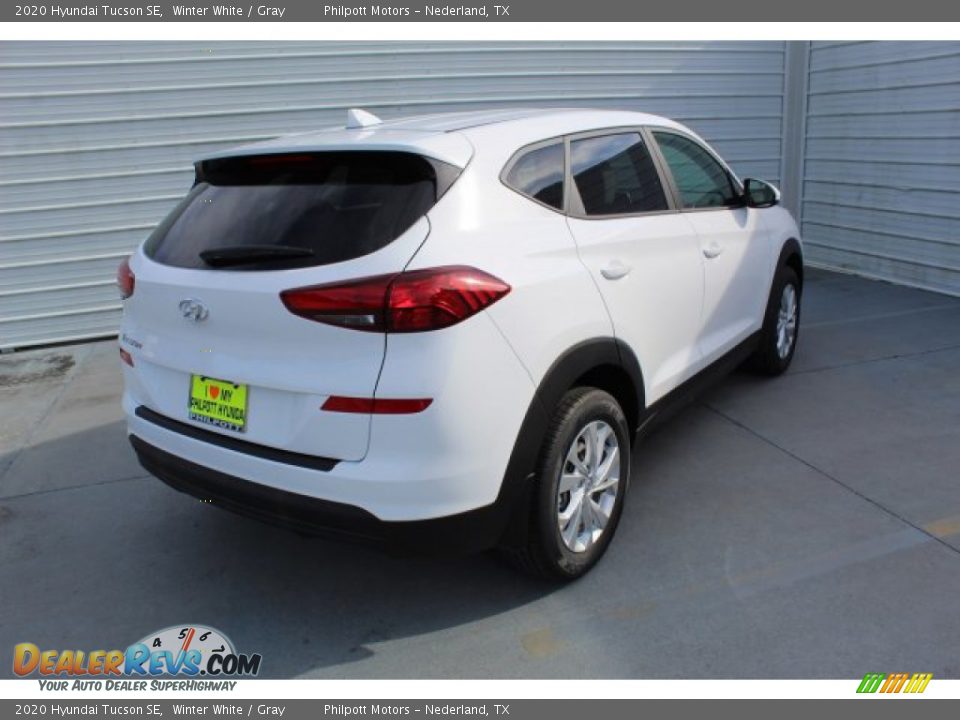 2020 Hyundai Tucson SE Winter White / Gray Photo #8