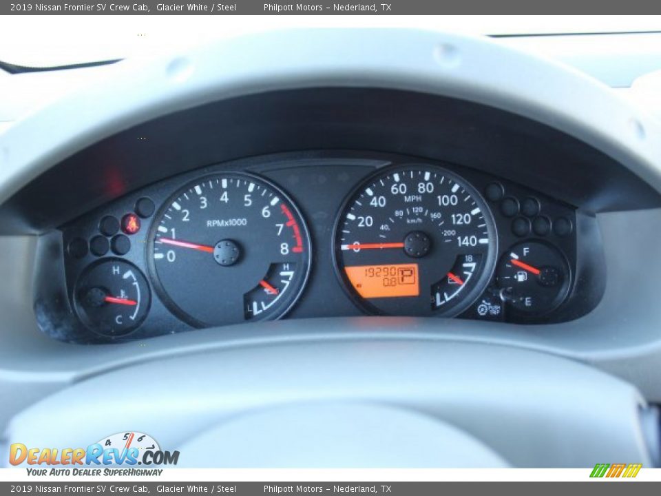 2019 Nissan Frontier SV Crew Cab Glacier White / Steel Photo #22