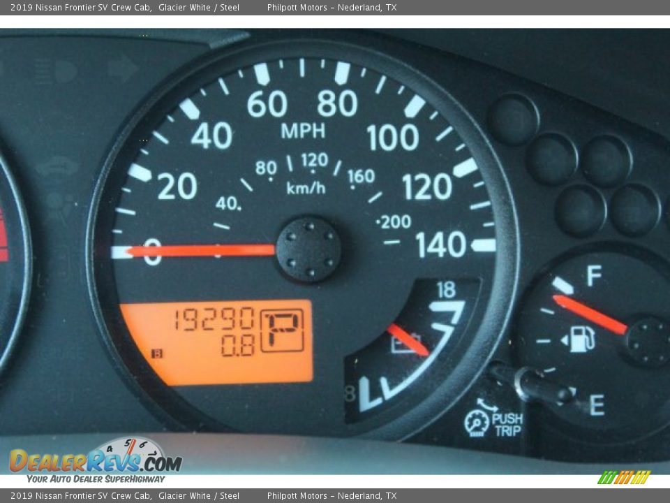 2019 Nissan Frontier SV Crew Cab Glacier White / Steel Photo #23