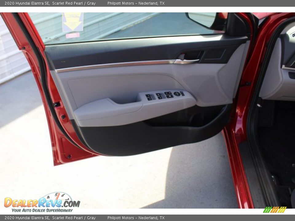2020 Hyundai Elantra SE Scarlet Red Pearl / Gray Photo #9