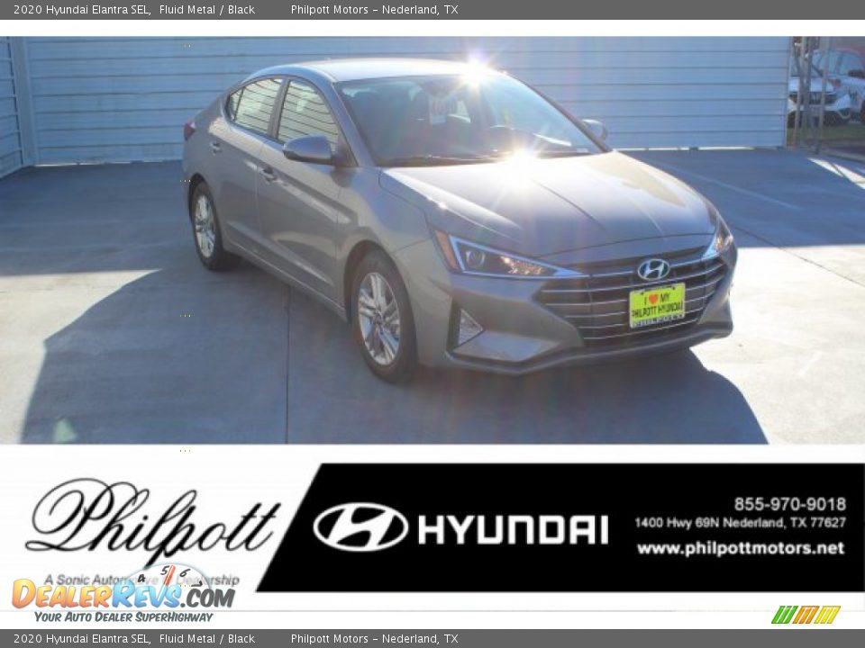 2020 Hyundai Elantra SEL Fluid Metal / Black Photo #1