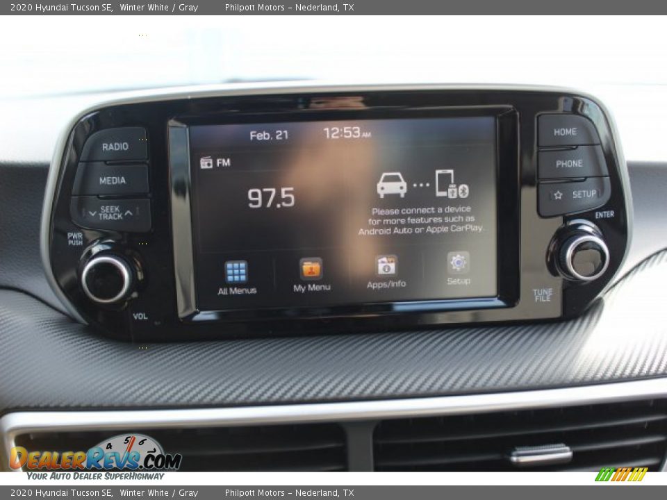 2020 Hyundai Tucson SE Winter White / Gray Photo #15