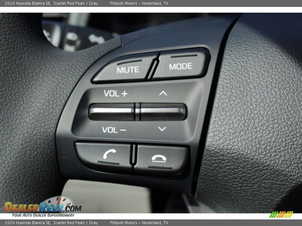 2020 Hyundai Elantra SE Scarlet Red Pearl / Gray Photo #11