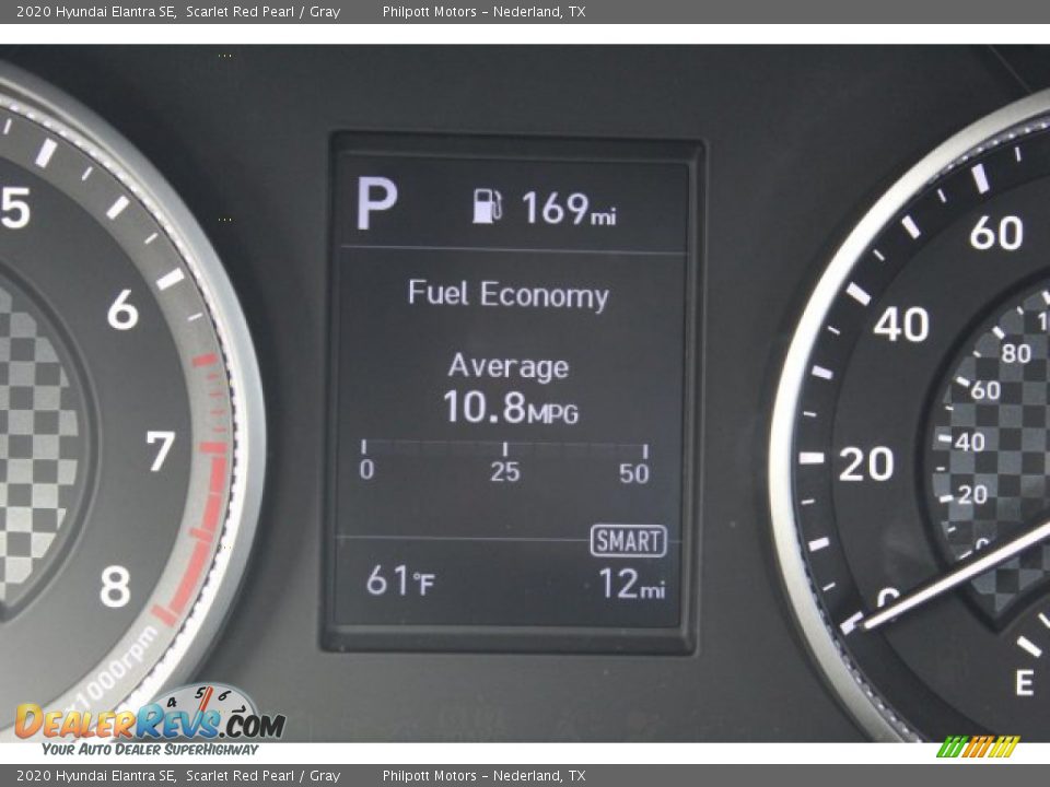 2020 Hyundai Elantra SE Scarlet Red Pearl / Gray Photo #14