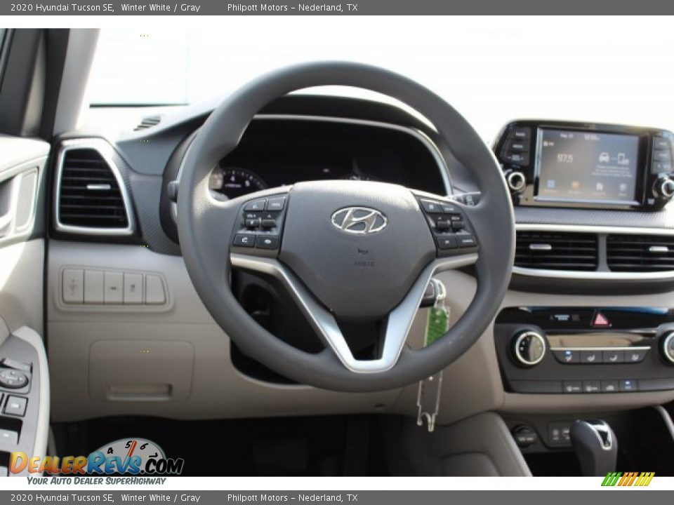 2020 Hyundai Tucson SE Winter White / Gray Photo #21
