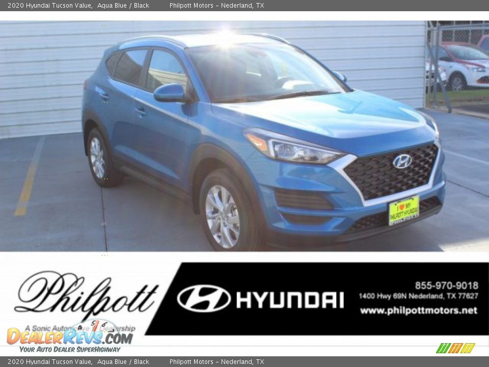2020 Hyundai Tucson Value Aqua Blue / Black Photo #1