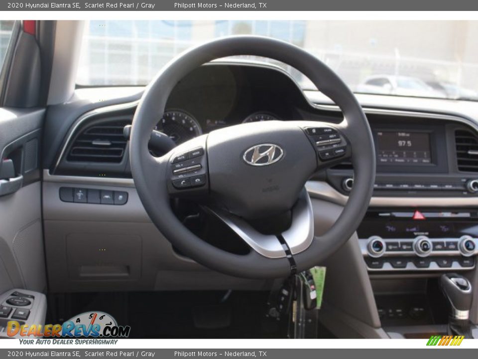 2020 Hyundai Elantra SE Scarlet Red Pearl / Gray Photo #21