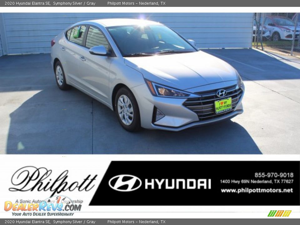 2020 Hyundai Elantra SE Symphony Silver / Gray Photo #1